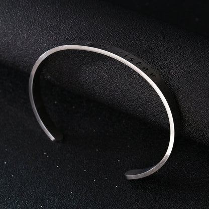 Big Sis Middle Sis Little Sis Sister Cuff Bangle Bracelet Family Friend Gift for Women