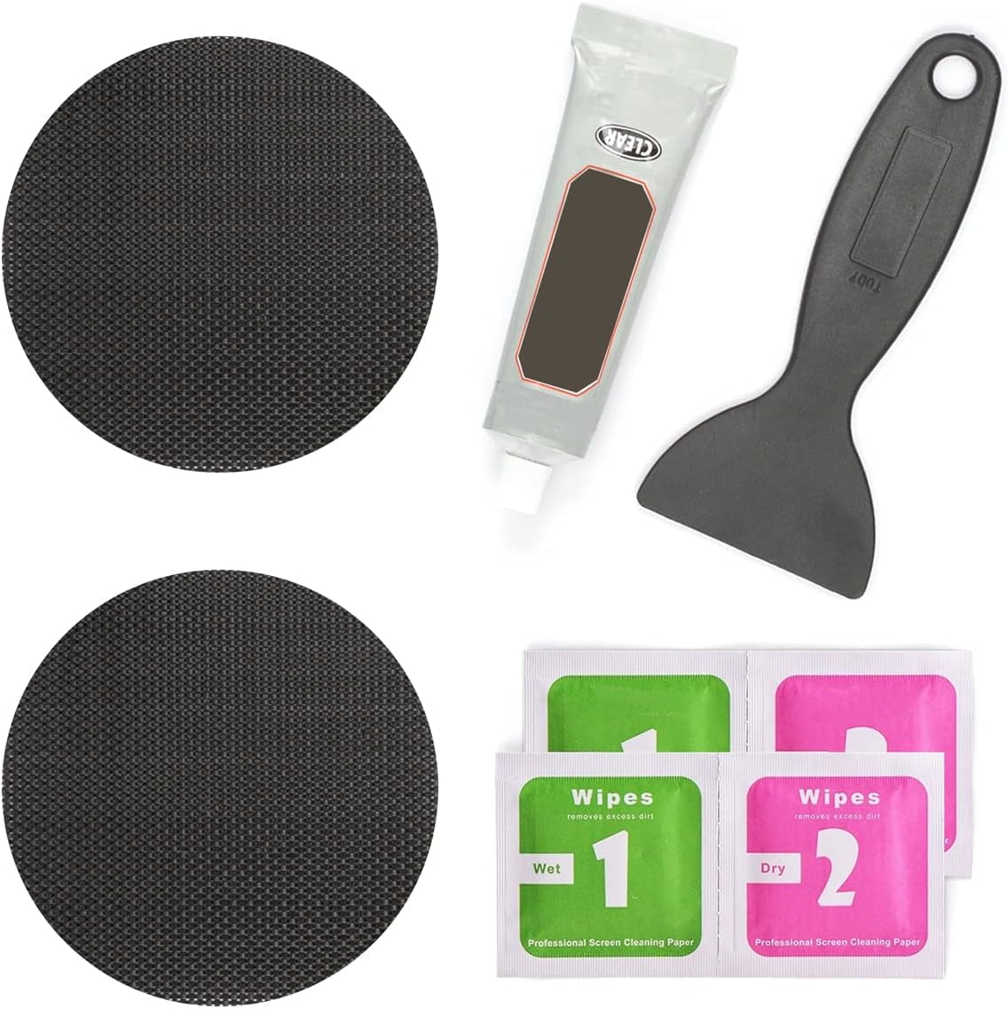 Trampoline Patch Repair Kit 4 Inch Circle on Patches | Repair Trampoline Mat Tear or Hole in a Trampoline Mat
