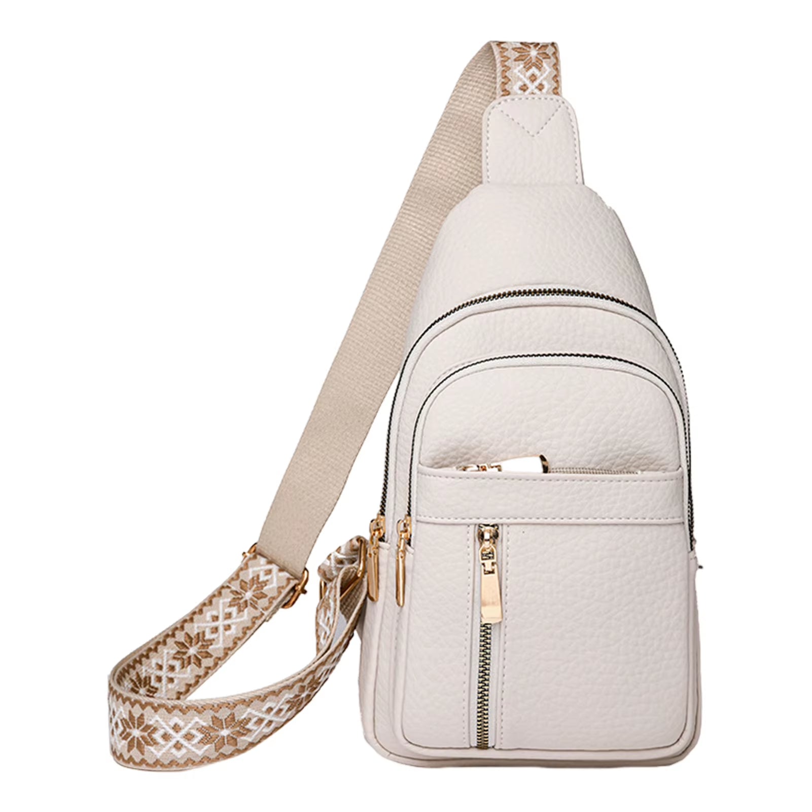 UrbanChic Crossbody – Waterproof PU Leather Chest & Shoulder Bag for Women on the Go